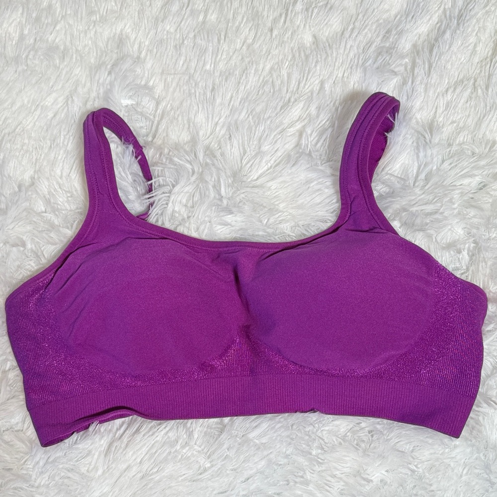 Vibrant Purple (retired color) Seamless Bra - Picture 2 of 8